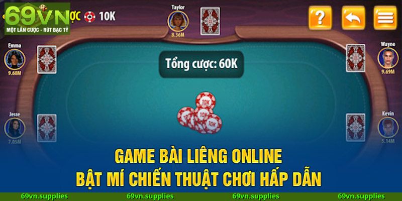 Các lựa chọn chiến thuật khi đến lượt trong game bài Liêng