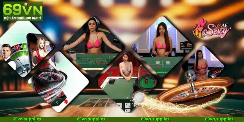 Những trò chơi hấp dẫn tại sảnh AE Sexy